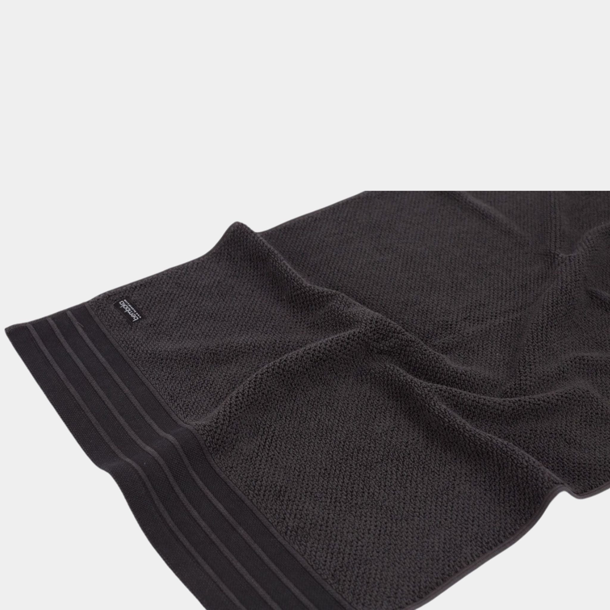 Bemboka Pure Cotton Hand Towel - Jacquard Charcoal