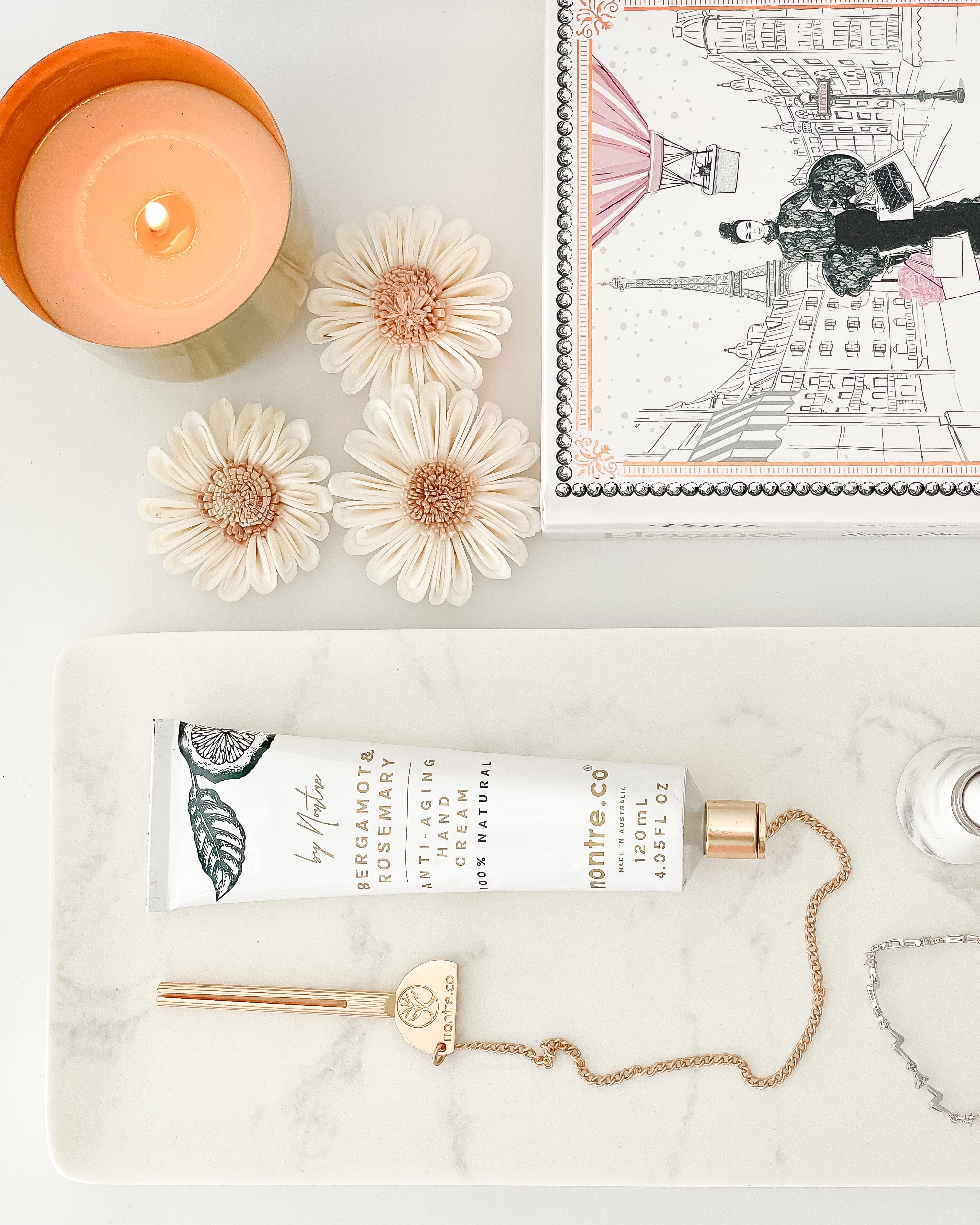 Natural Hand Cream, Bergamot & Rosemary 120ML