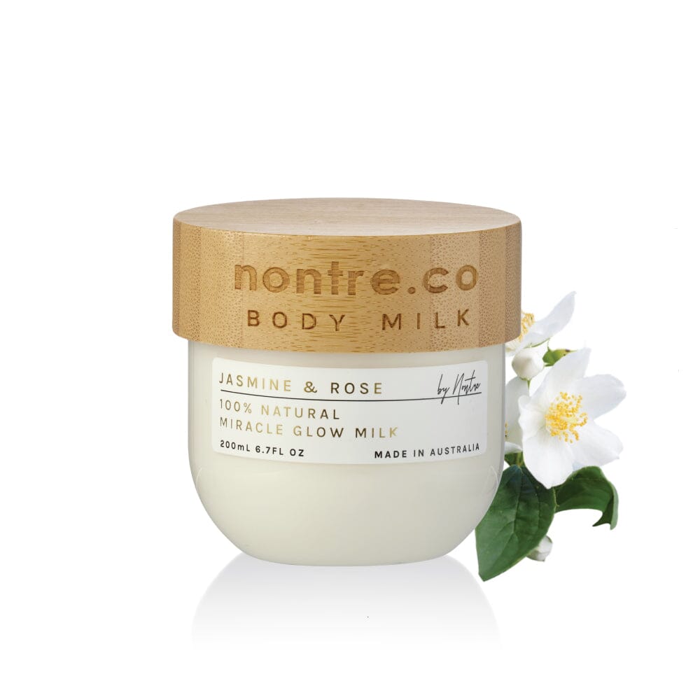 Miracle Glow Face & Body Milk 200mL, Natural Jasmine & Rose