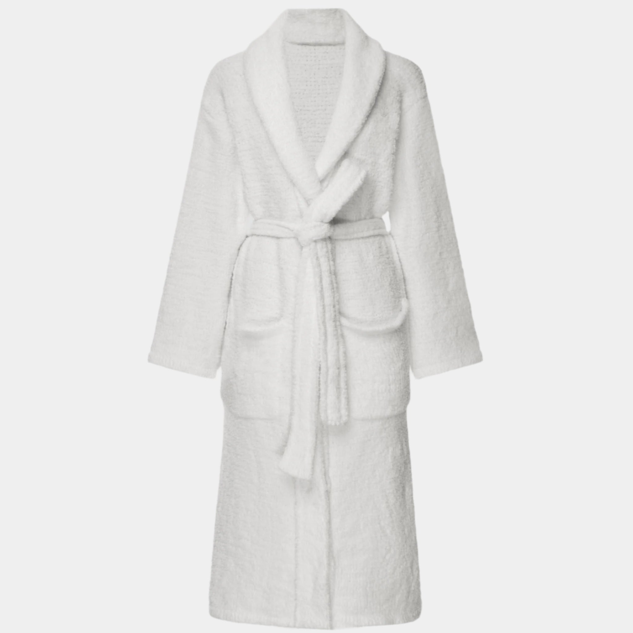 Brogo Extra Luxe Bathrobe Plush in white