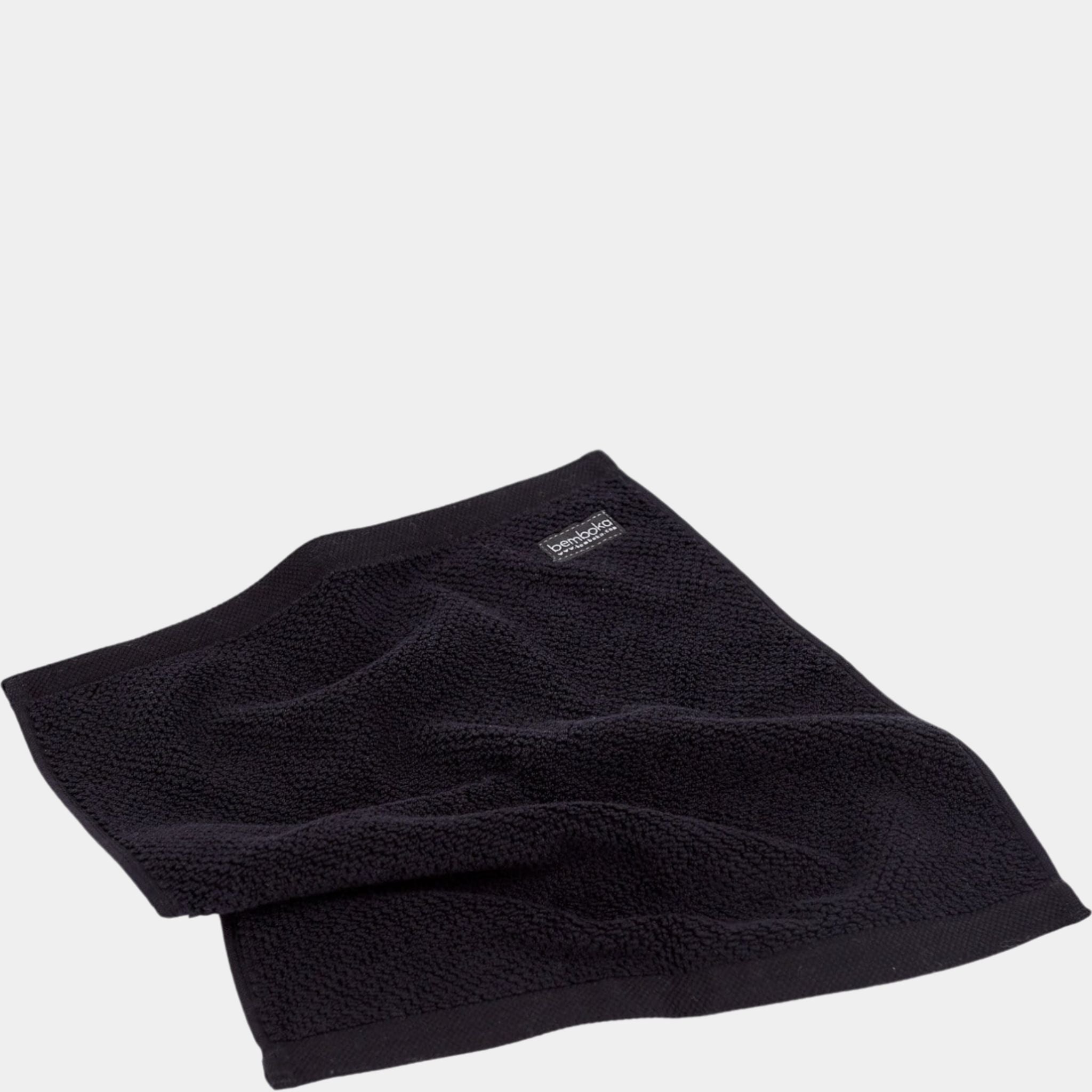 Bemboka Pure Cotton Face Washer - Jacquard Black