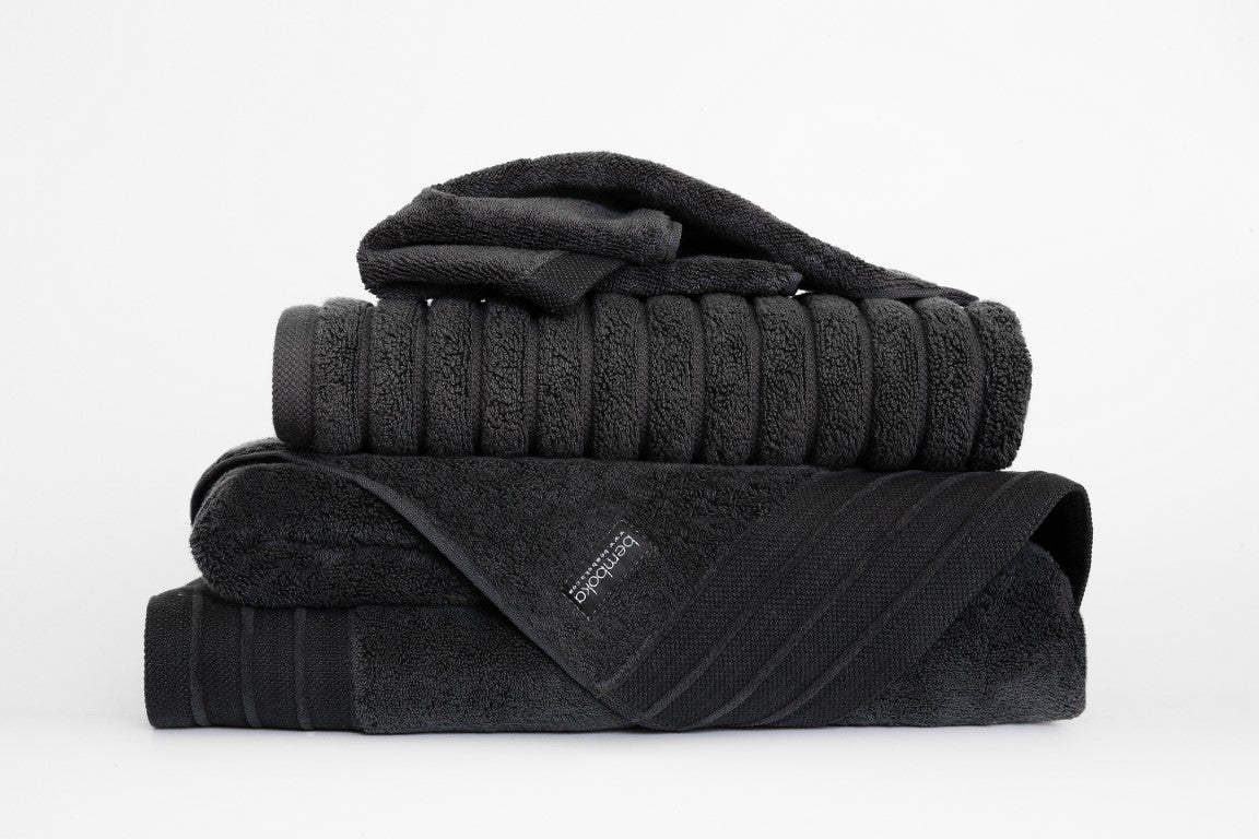 Bemboka Pure Cotton Hand Towel - Luxe Charcoal