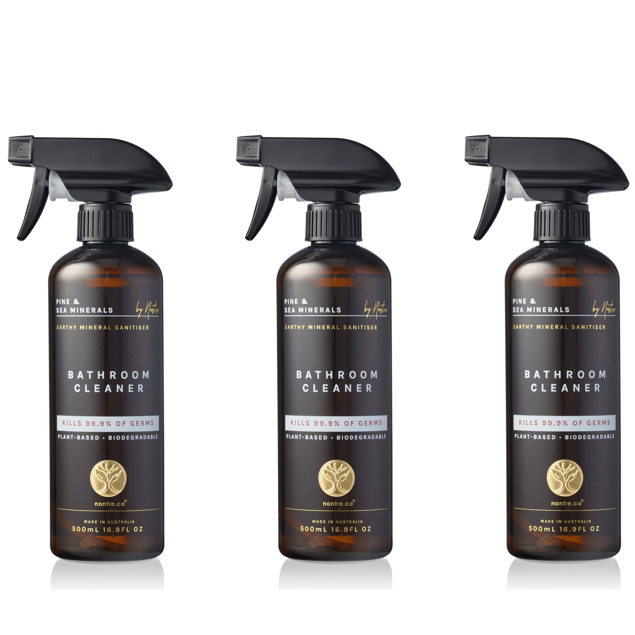 Nontre.co Antibacterial Bathroom Cleaner 500ml Pine & Sea Minerals Bundle