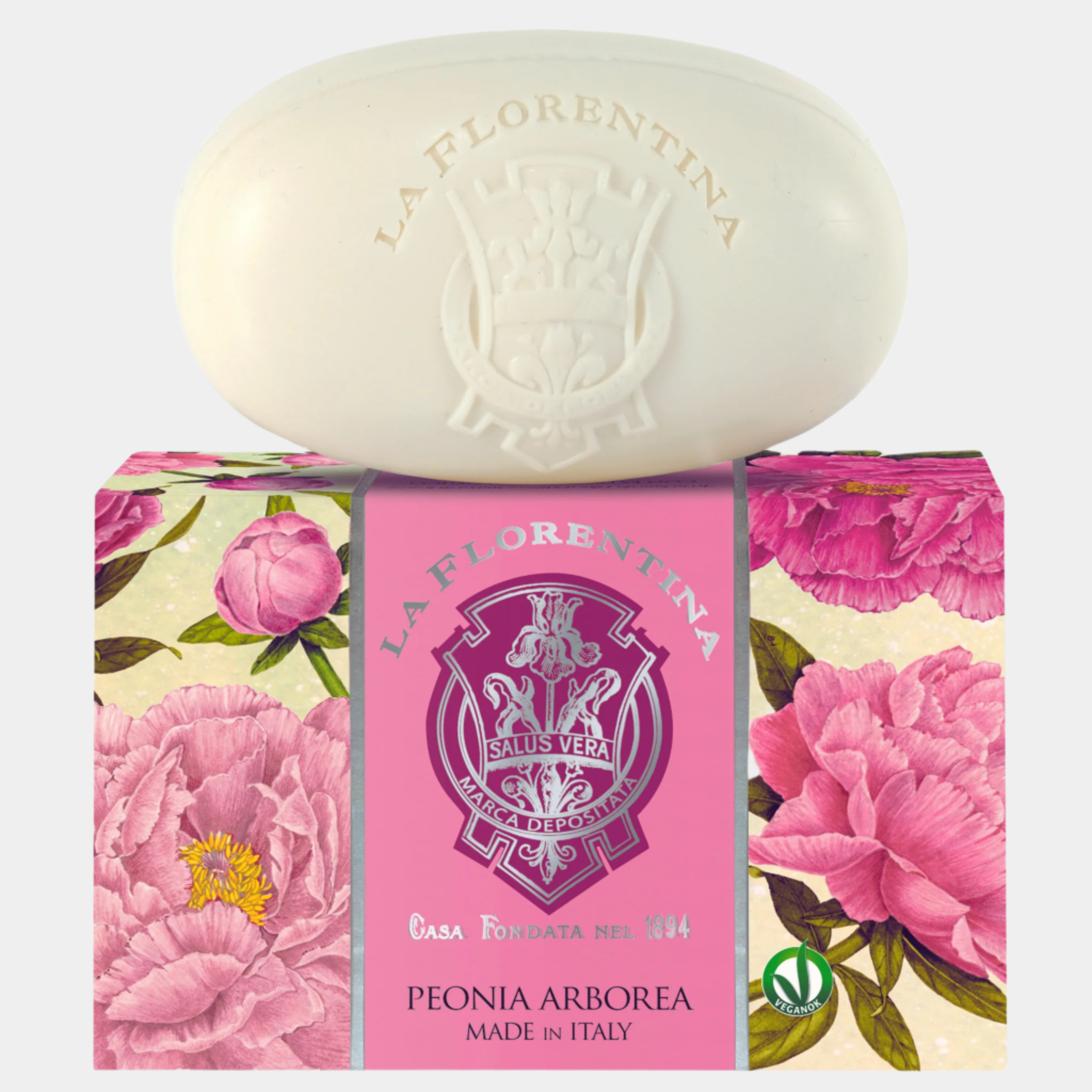 La Florentina Arboreal Peony Set of 3 Oval Soap 300g