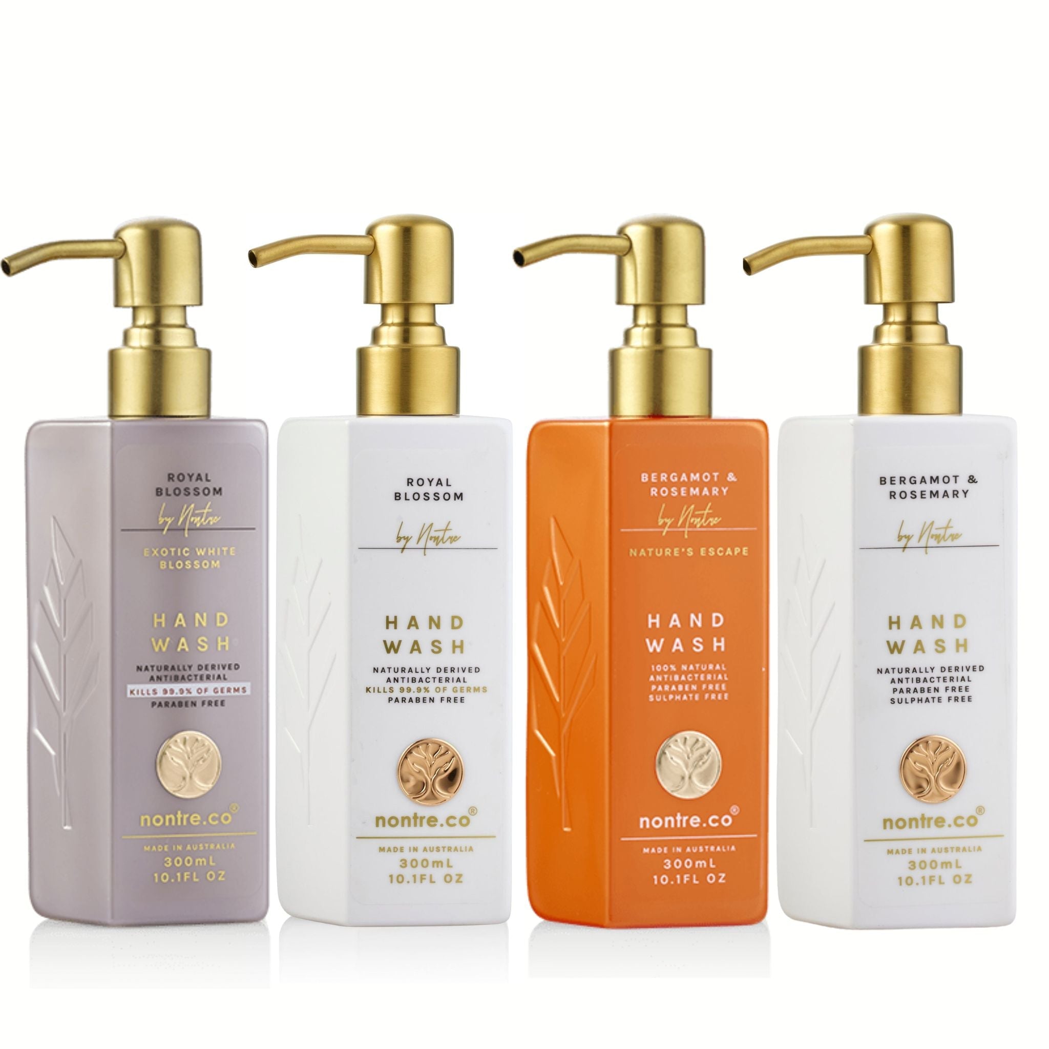 Nontre.co Hand Wash 300ml Set of 4pcs