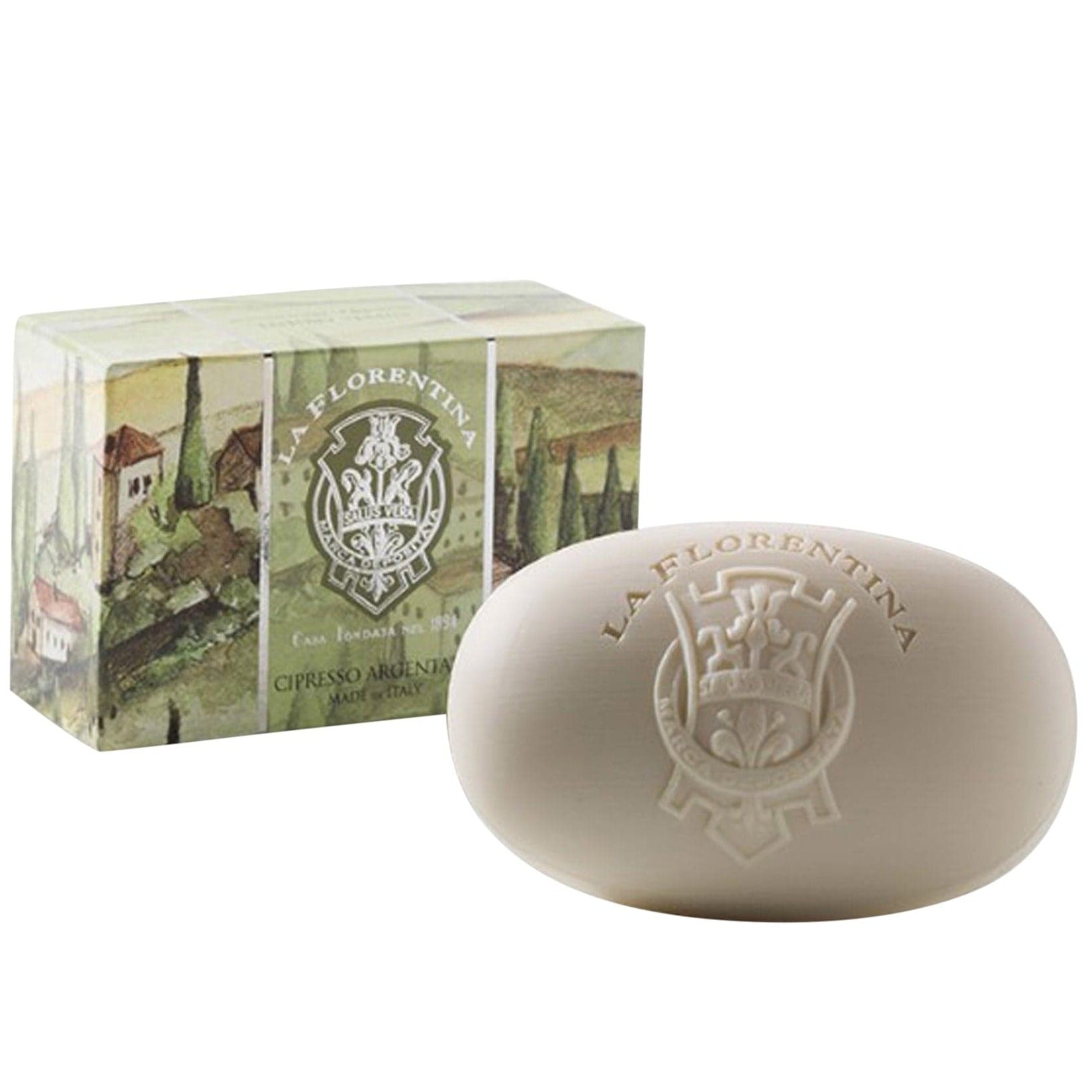 La Florentina Silver Cypress Bar Soap 300g