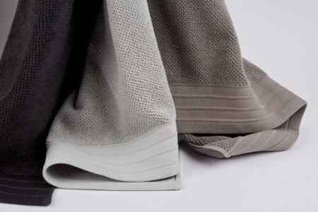Bemboka Pure Cotton Bath Towel - Jacquard Grey