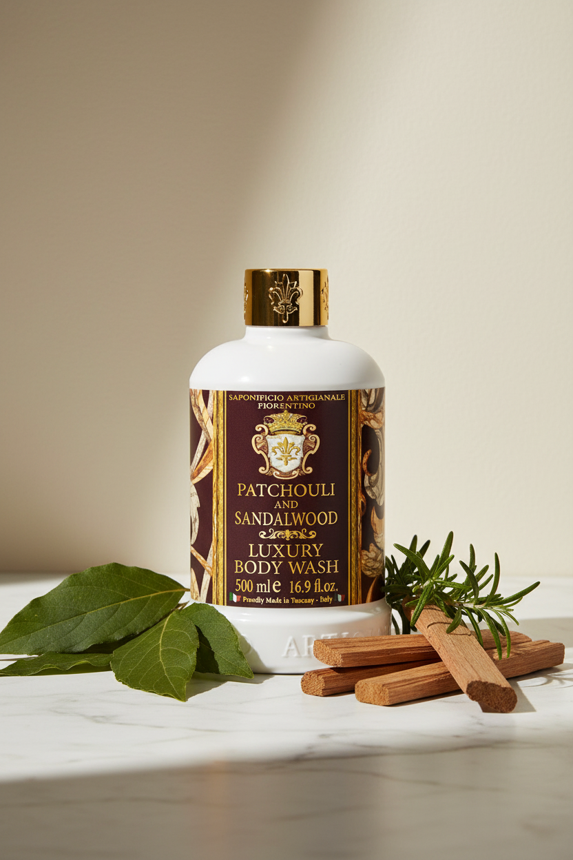 Patchouli & Sandalwood Body Wash - Revised