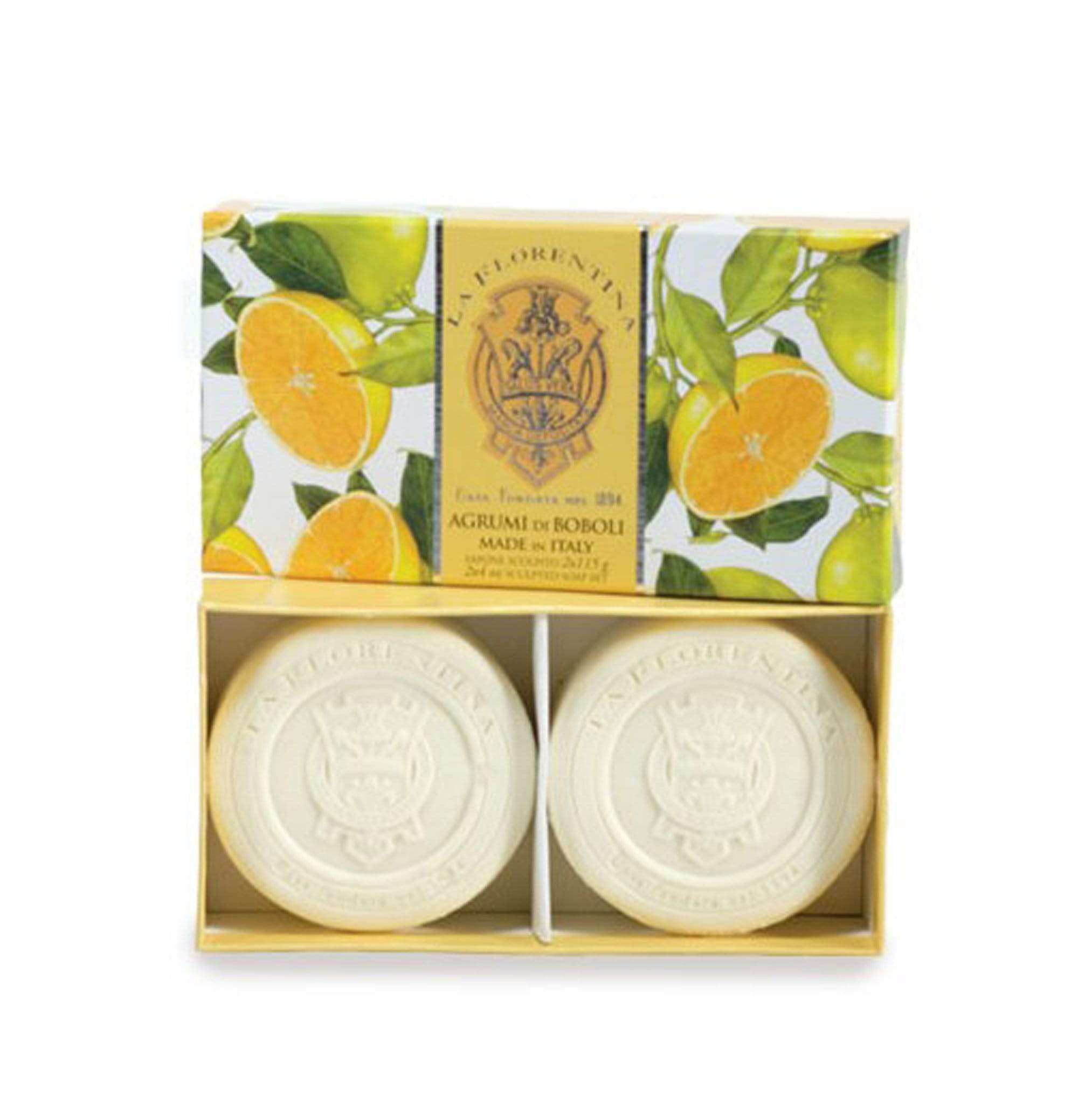 Italian Luxury Group Set of 2 Round Soap La Florentina Set of 6 Mixed 2 Round Soaps 115 g Brand