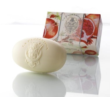La Florentina Pomegranate Italian Soaps Natural Tuscan Ingredients 300g