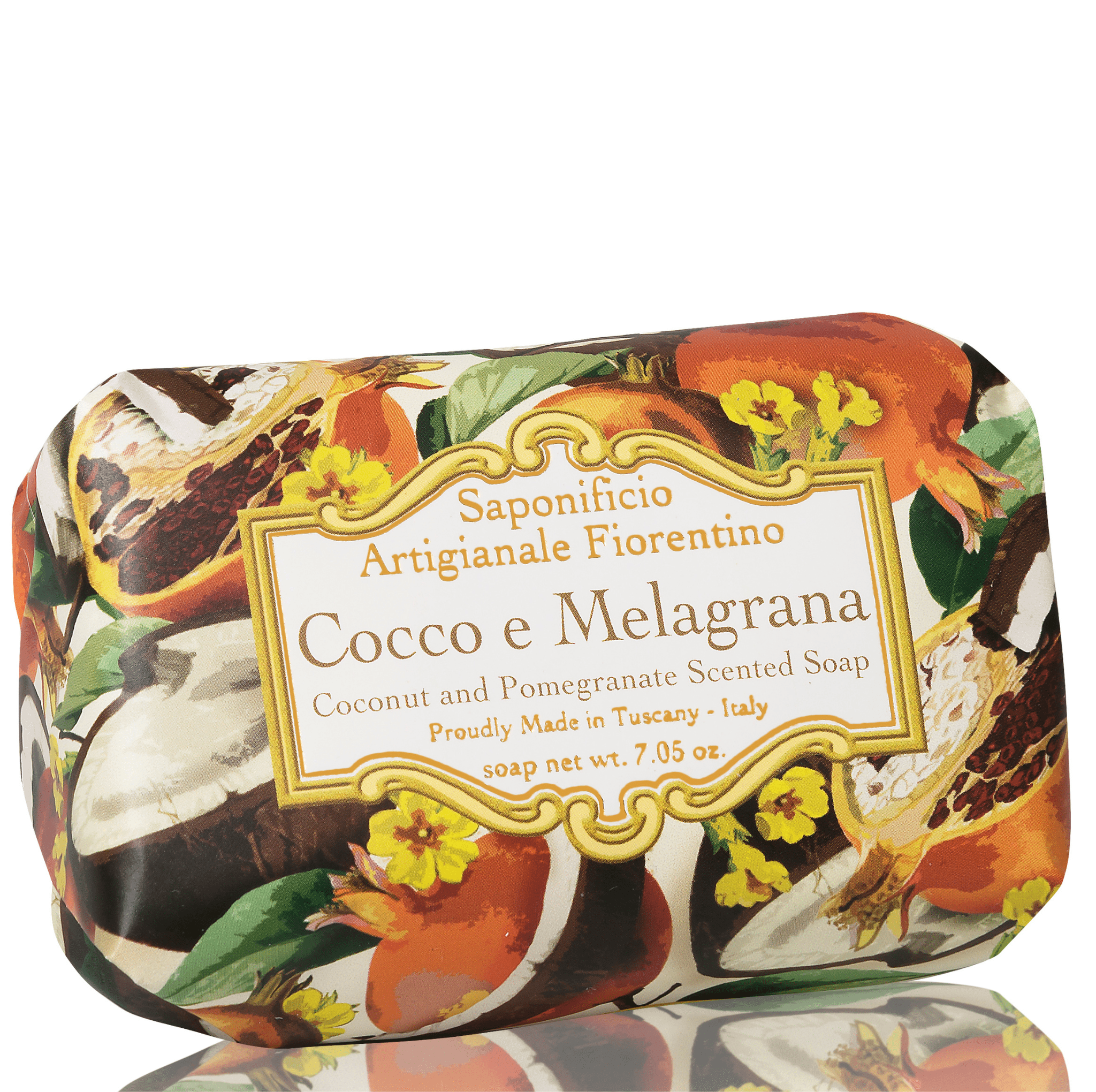Saponificio Artigianale Fiorentino Bar Soap Saponificio Artigianale Fiorentino Raffaello 12 x 200g Tangerine & bergamot+Grapefruit & lime+Coconut & pomegranate Brand