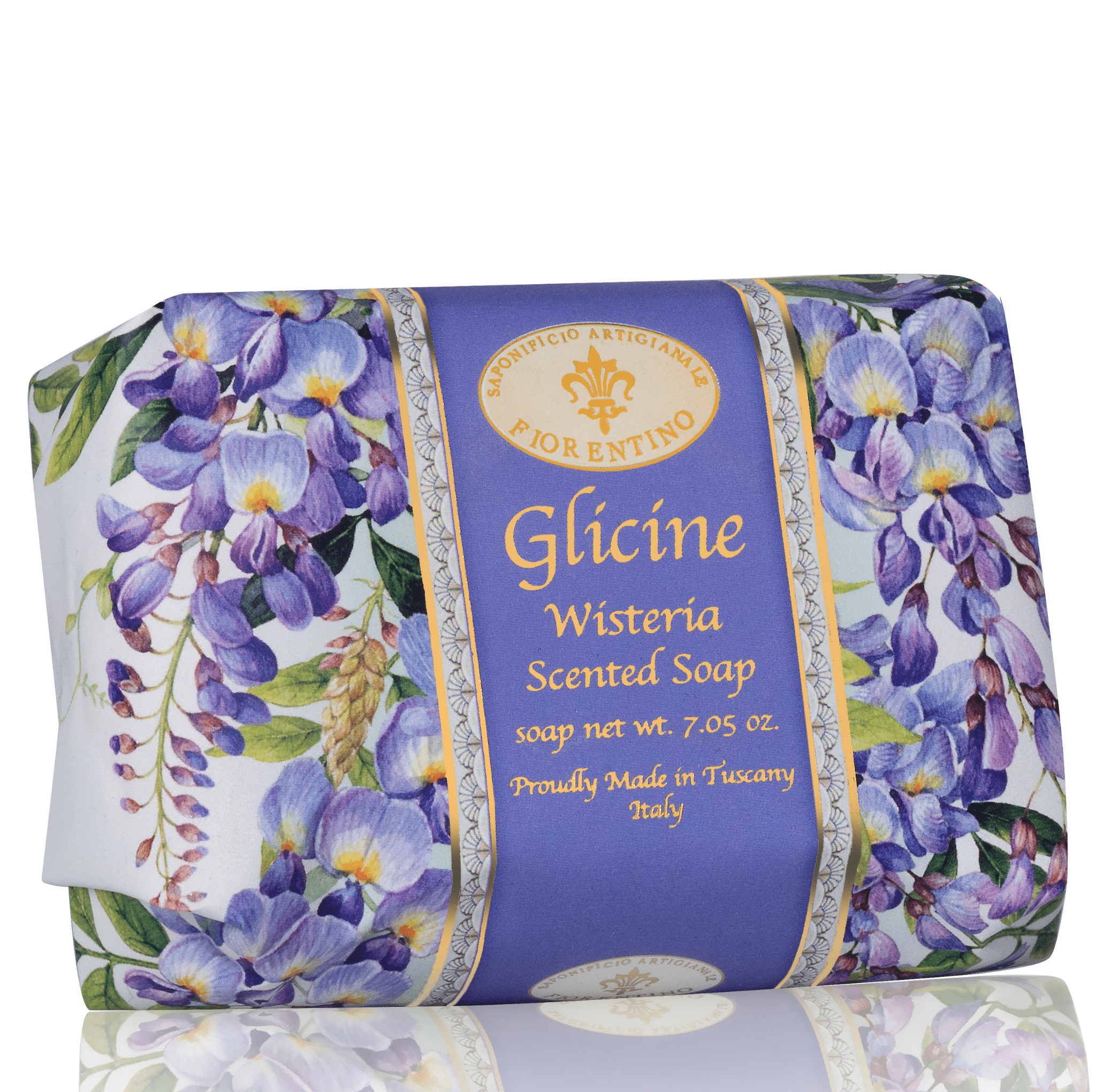 Saponificio Artigianale Fiorentino Bar soap Saponificio Artigianale Fiorentino Verrocchio 12 x 200g Wisteria+Freesia+Jasmine Brand
