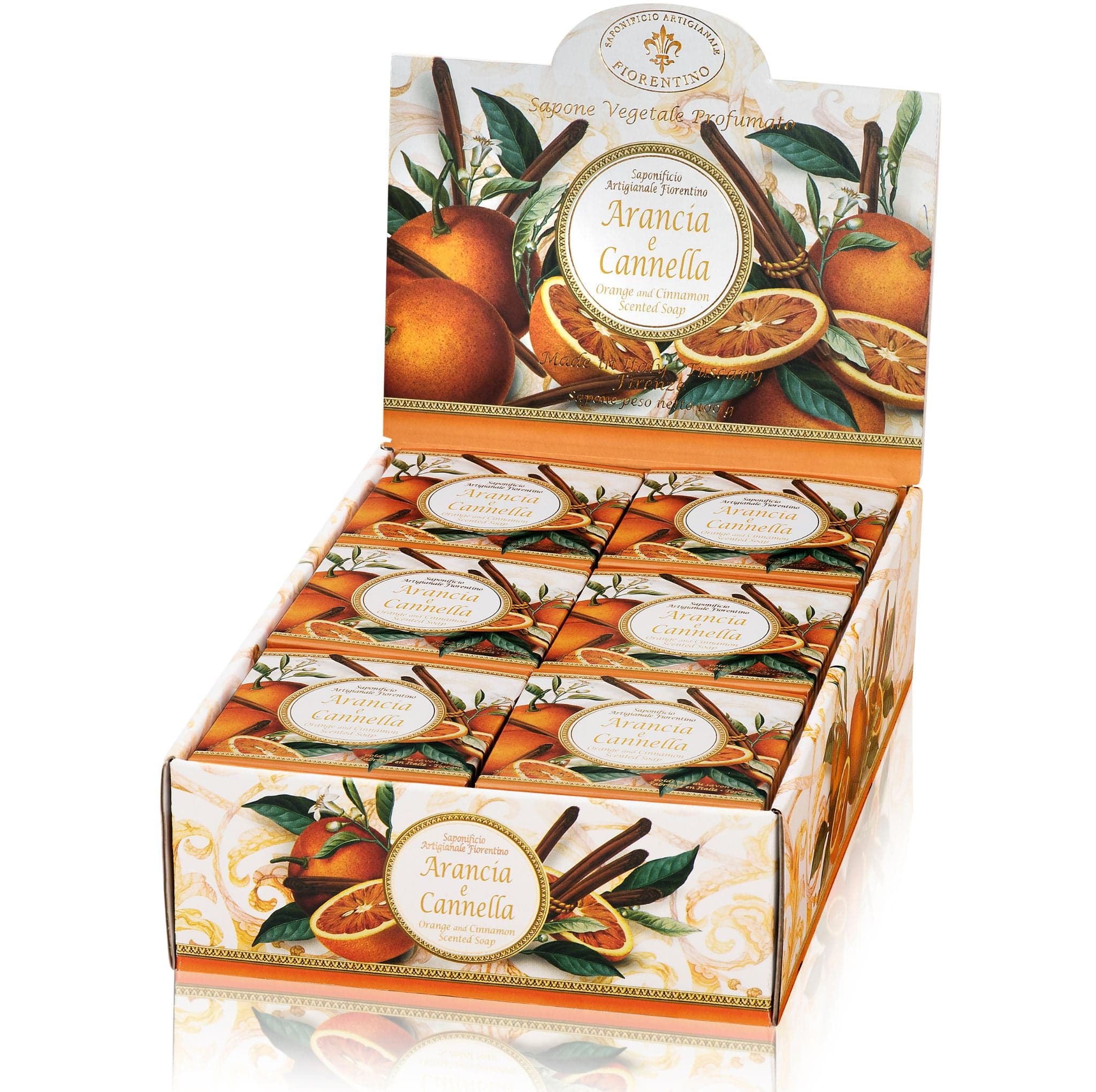 italianluxurygroup.com.au Bar soap Saponificio Artigianale Fiorentino Orange and Cinnamon Soap Set of 12 Brand