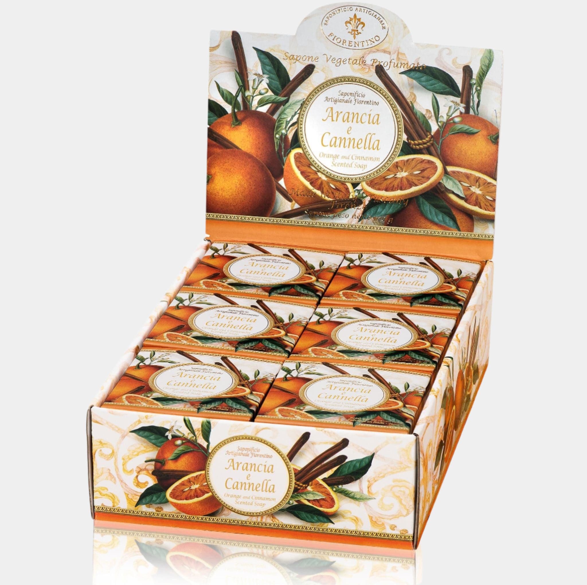 italianluxurygroup.com.au Bar soap Saponificio Artigianale Fiorentino Orange and Cinnamon Soap Set of 12 Brand