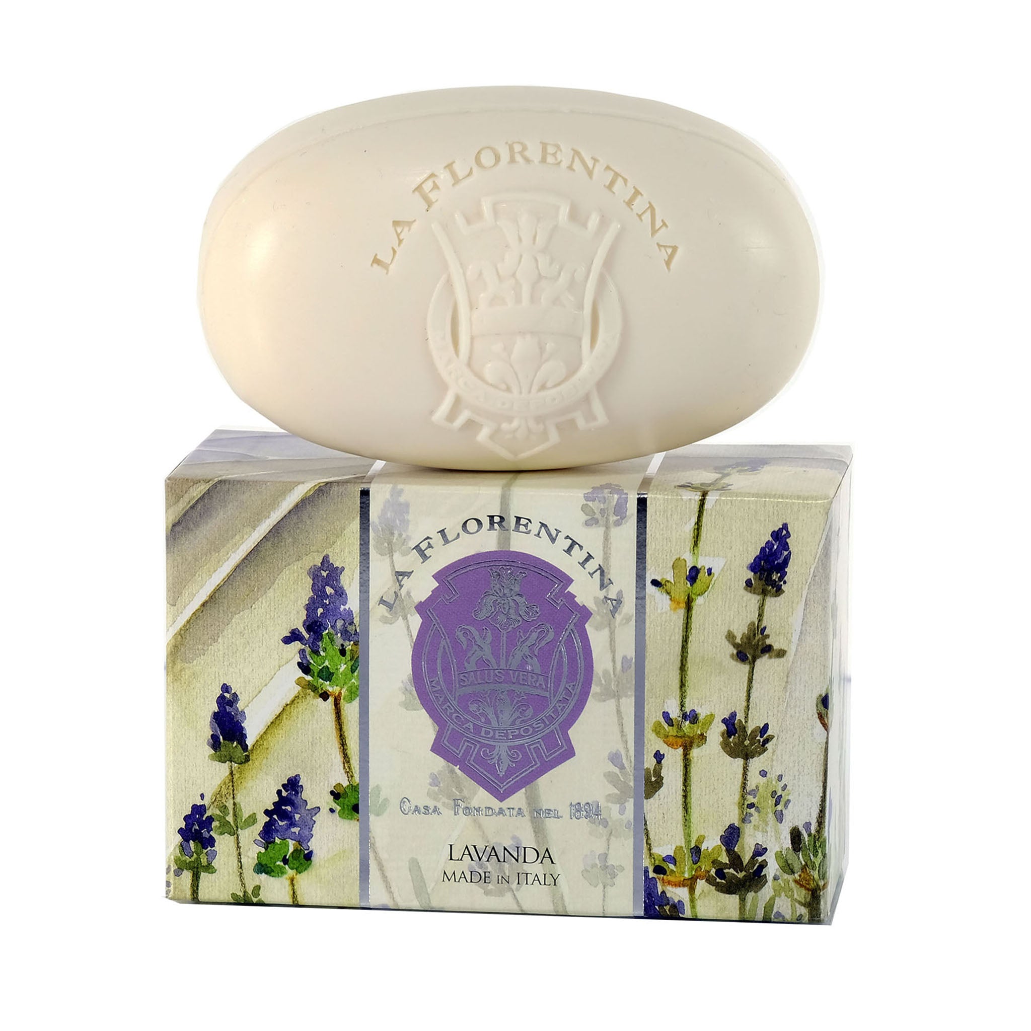 La Florentina Lavender Italian Soaps Natural Tuscan ingredients 300g