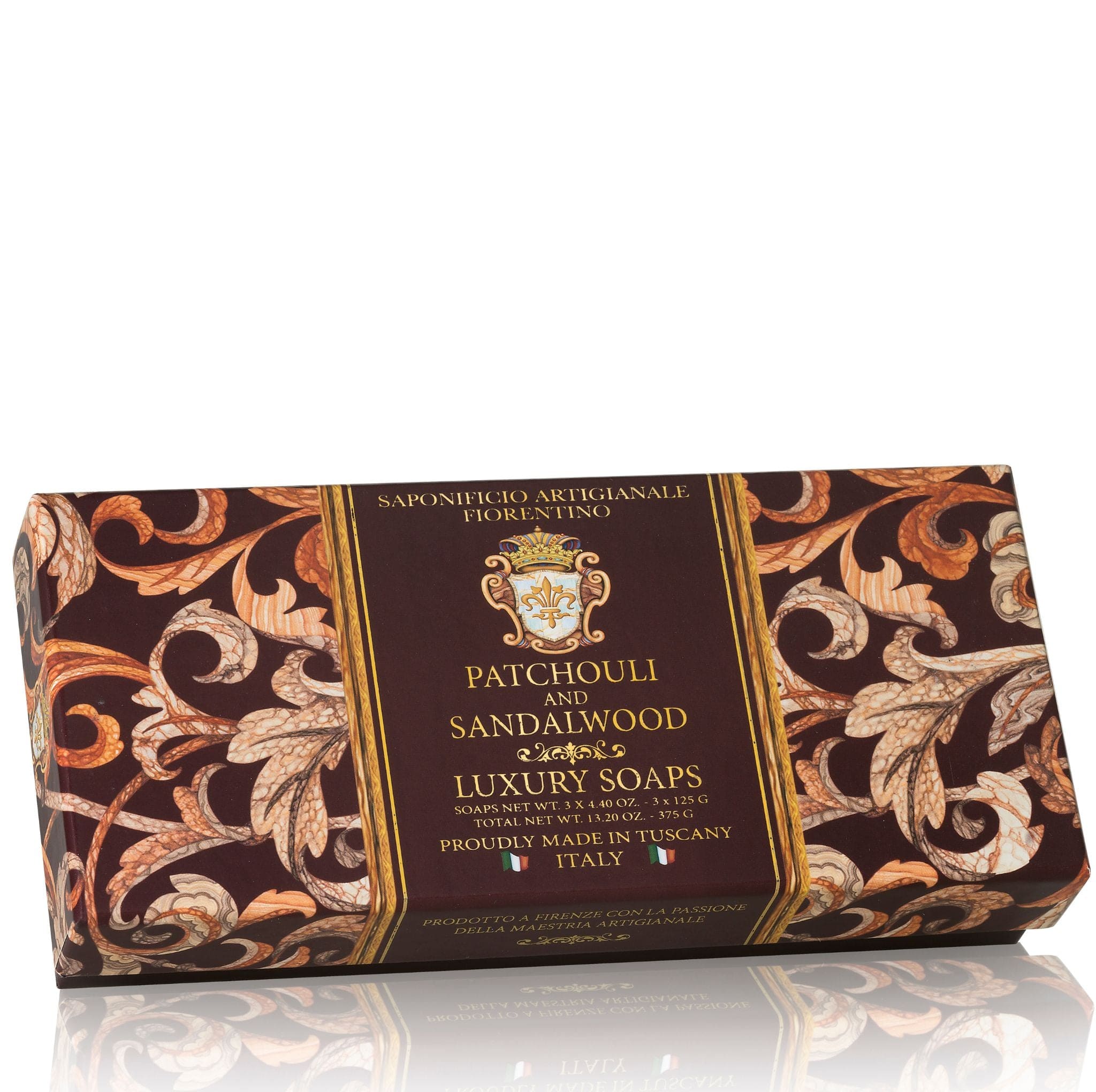 Saponificio Bar Soap Saponificio Artigianale Fiorentino Patchouli and Sandalwood 3 x 125g Brand