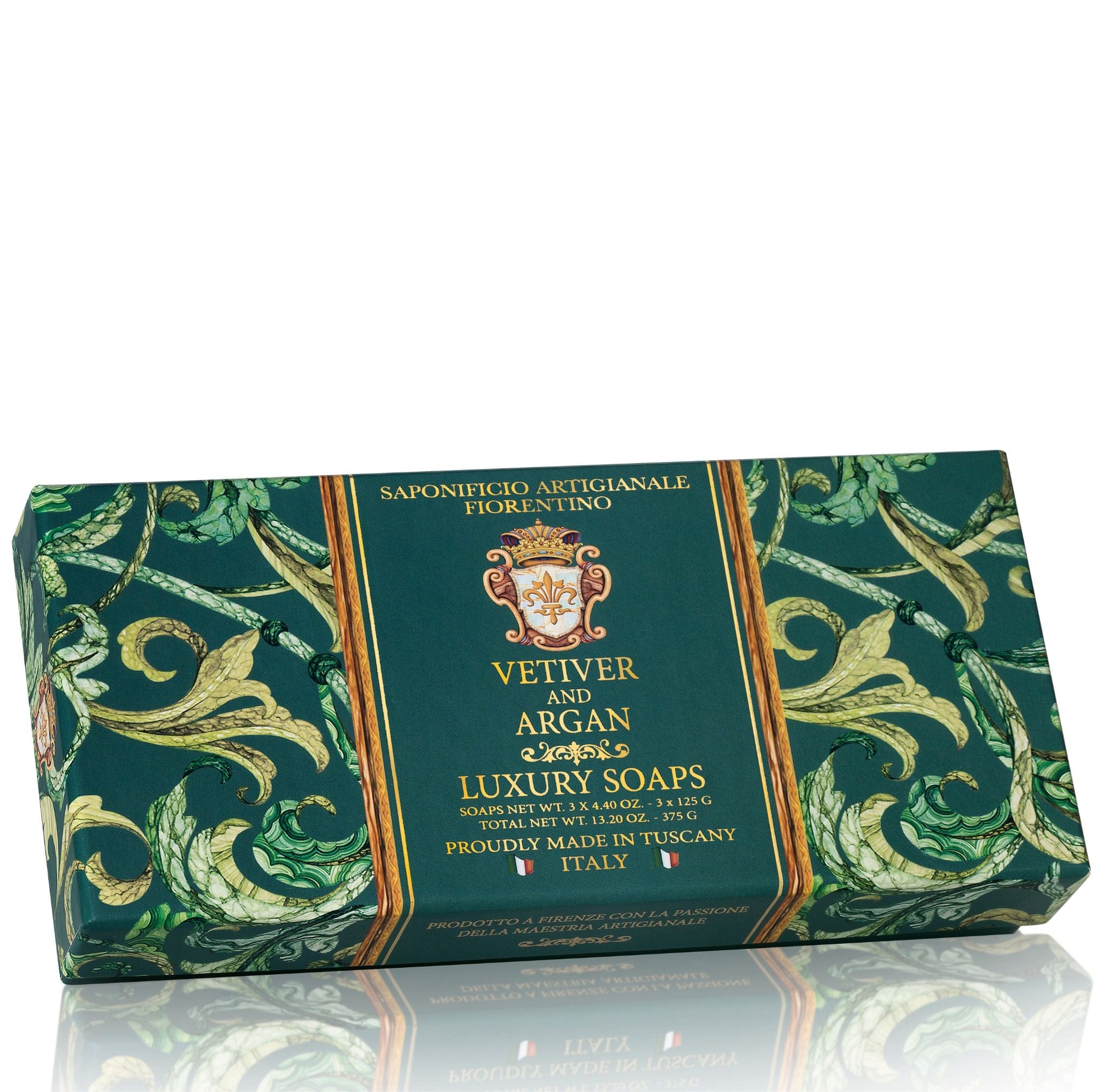 Saponificio Bar Soap Saponificio Artigianale Fiorentino Vetiver and Argan 3 x 125g Brand