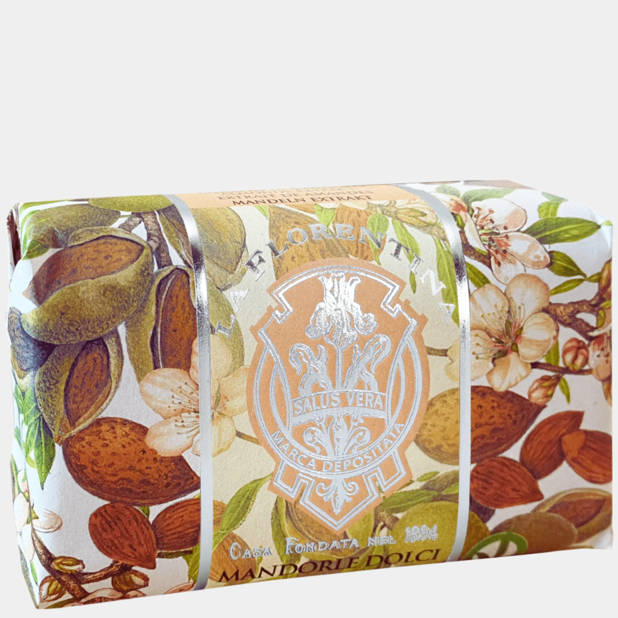 La Florentina 200g Set of 3 Bar Soaps La Florentina Sweet Almond Set of 3 Bar Soap 200g Brand