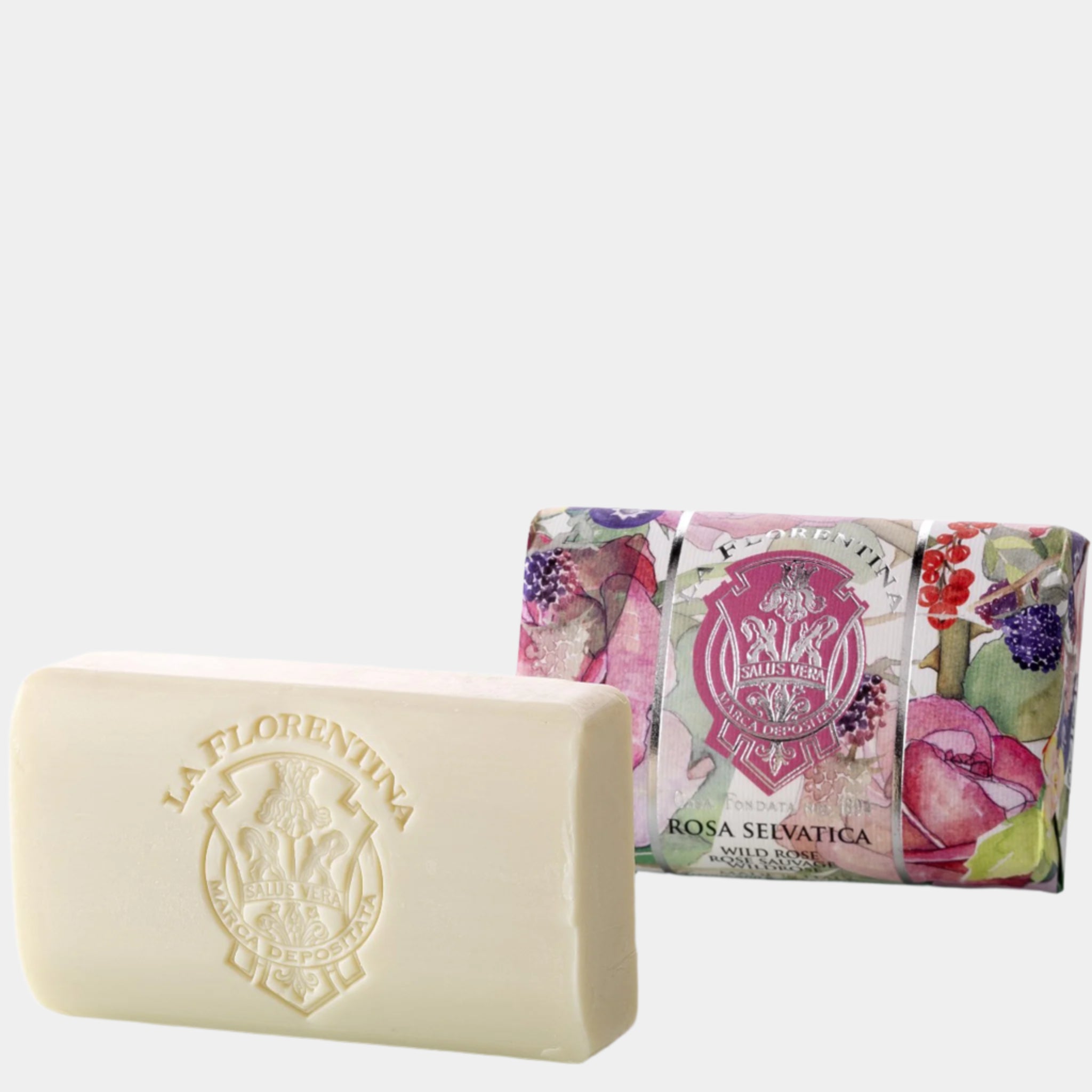 Rose & White Rose Scented Boxed Soap Made in Tuscan Italy shops - Fresh & Clean