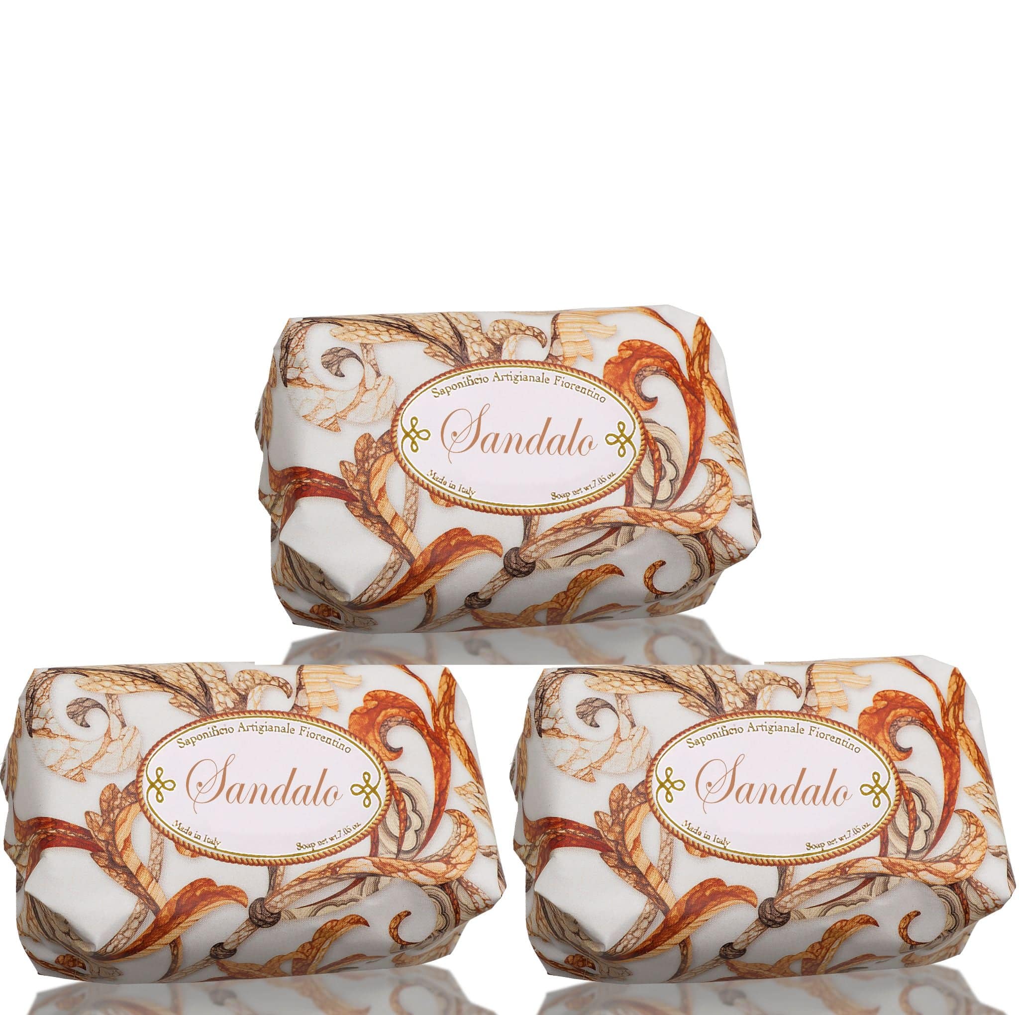 Saponificio Artigianale Fiorentino Sandalwood Bar Soap Set 3pcs