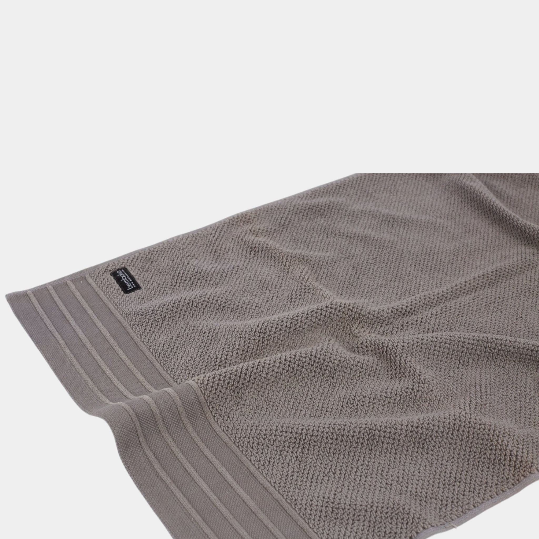 Bemboka Pure Cotton Hand Towel - Jacquard Grey