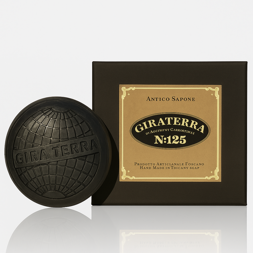 Giraterra Black Luxury Handmade Soap Gift Boxed 220g