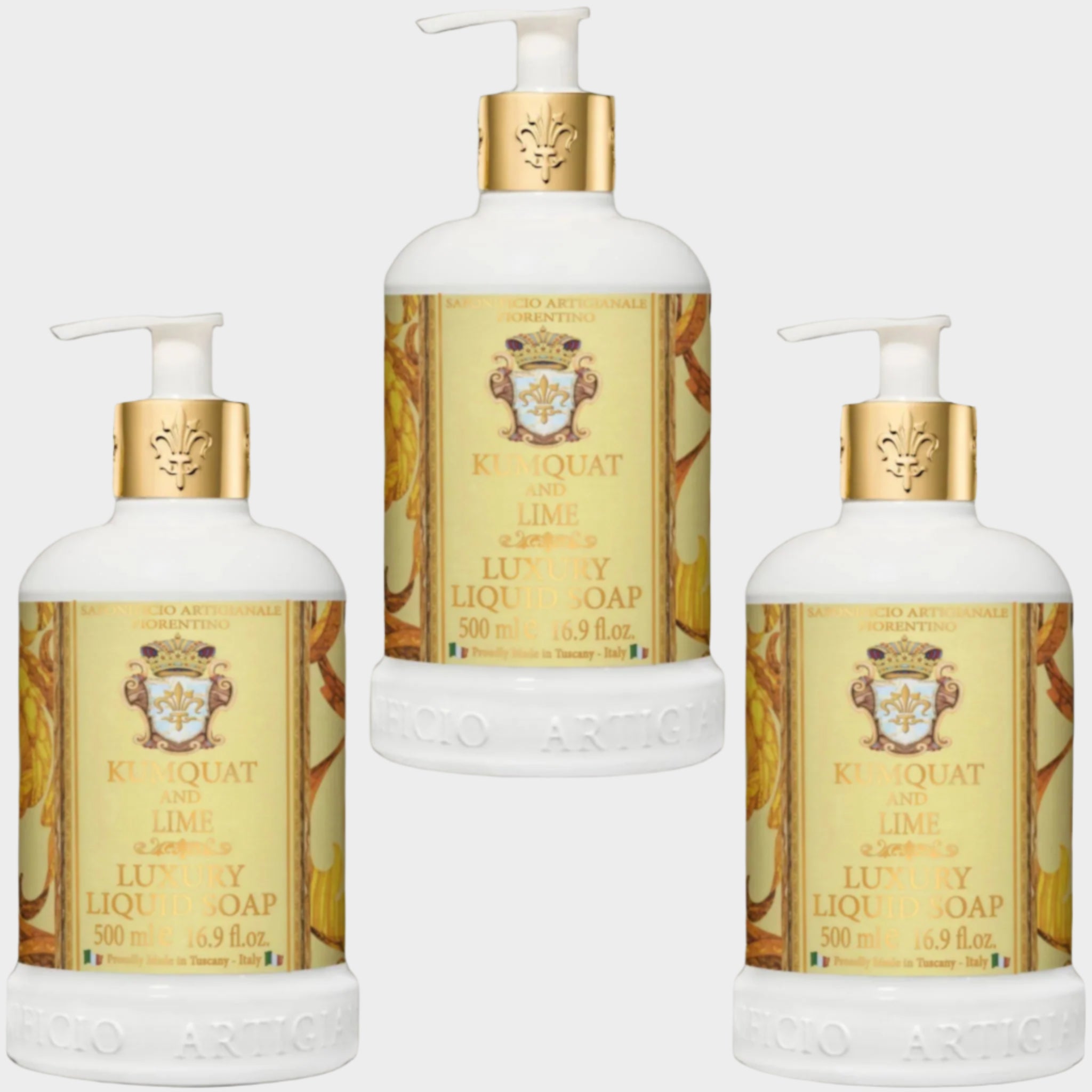 Kumquat and Lime Hand Wash Set of 3Pcs