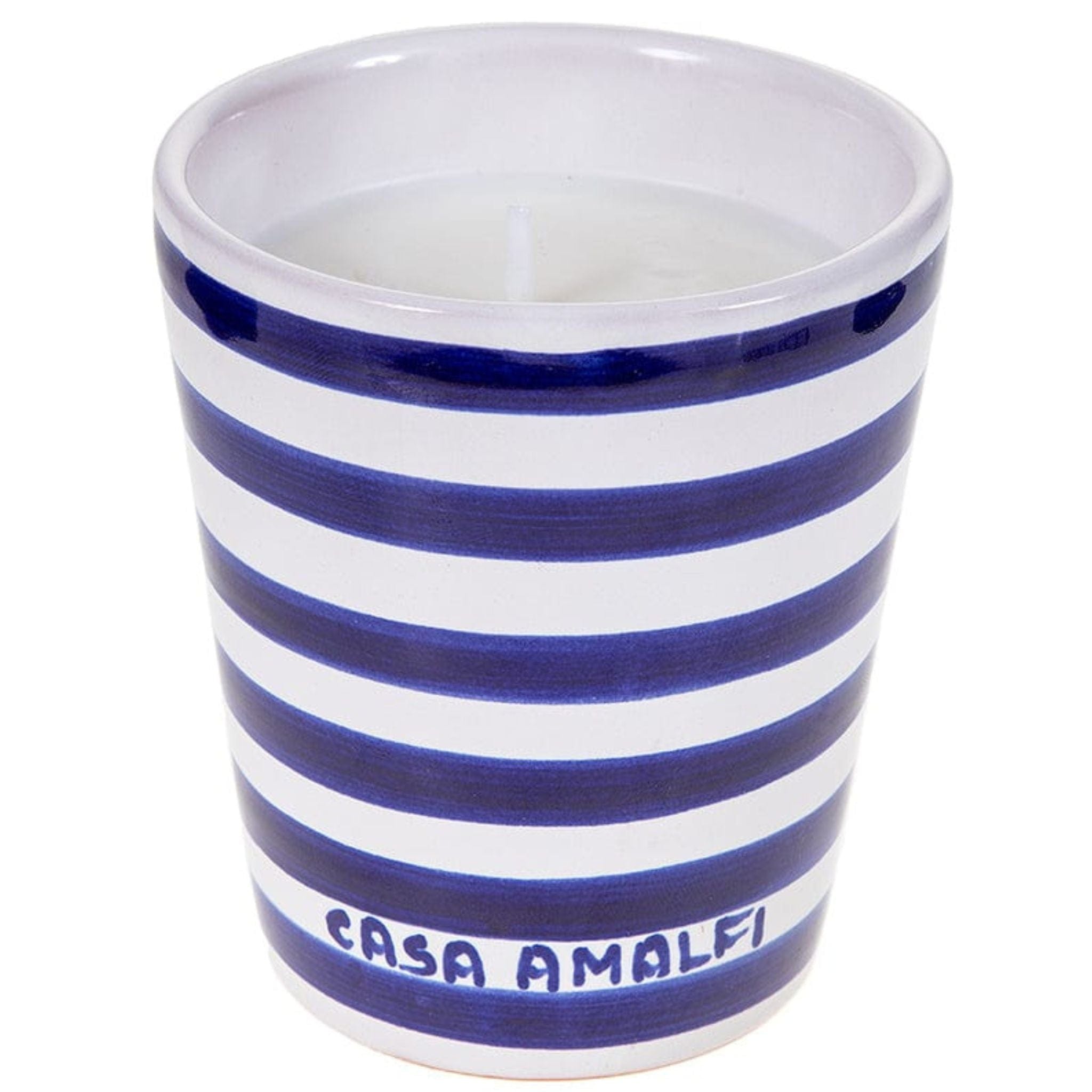 Casa Amalfi Candle Casa Amalfi Blue Grotto Hand Painted Vase Candle Acqua Marine Casa Amalfi Blue Grotto Hand Painted Vase Candle Acqua Marine Brand