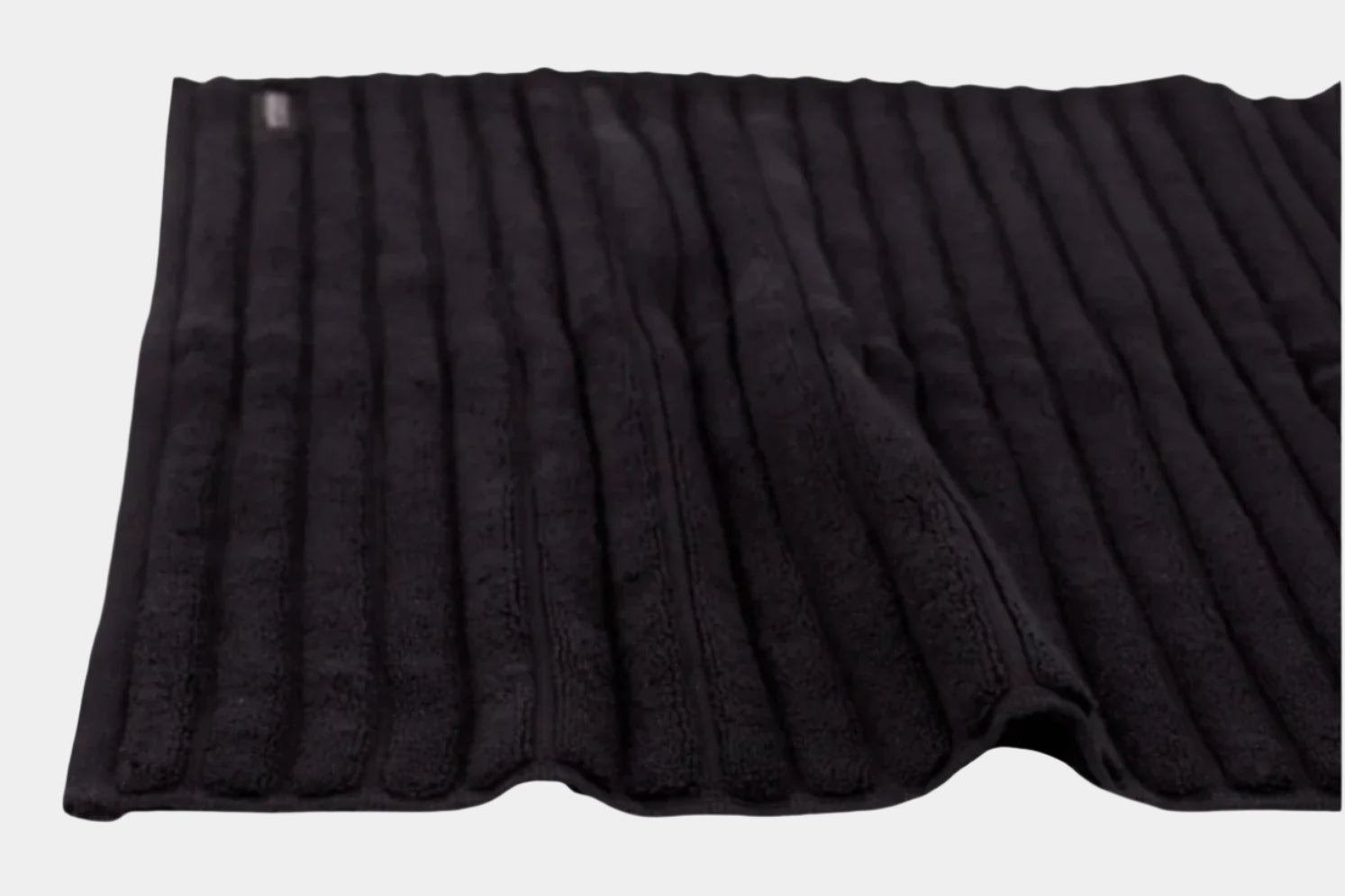 Bemboka Towelling 60x95cm Bemboka Towelling Pure Cotton Bath Mat Black Brand