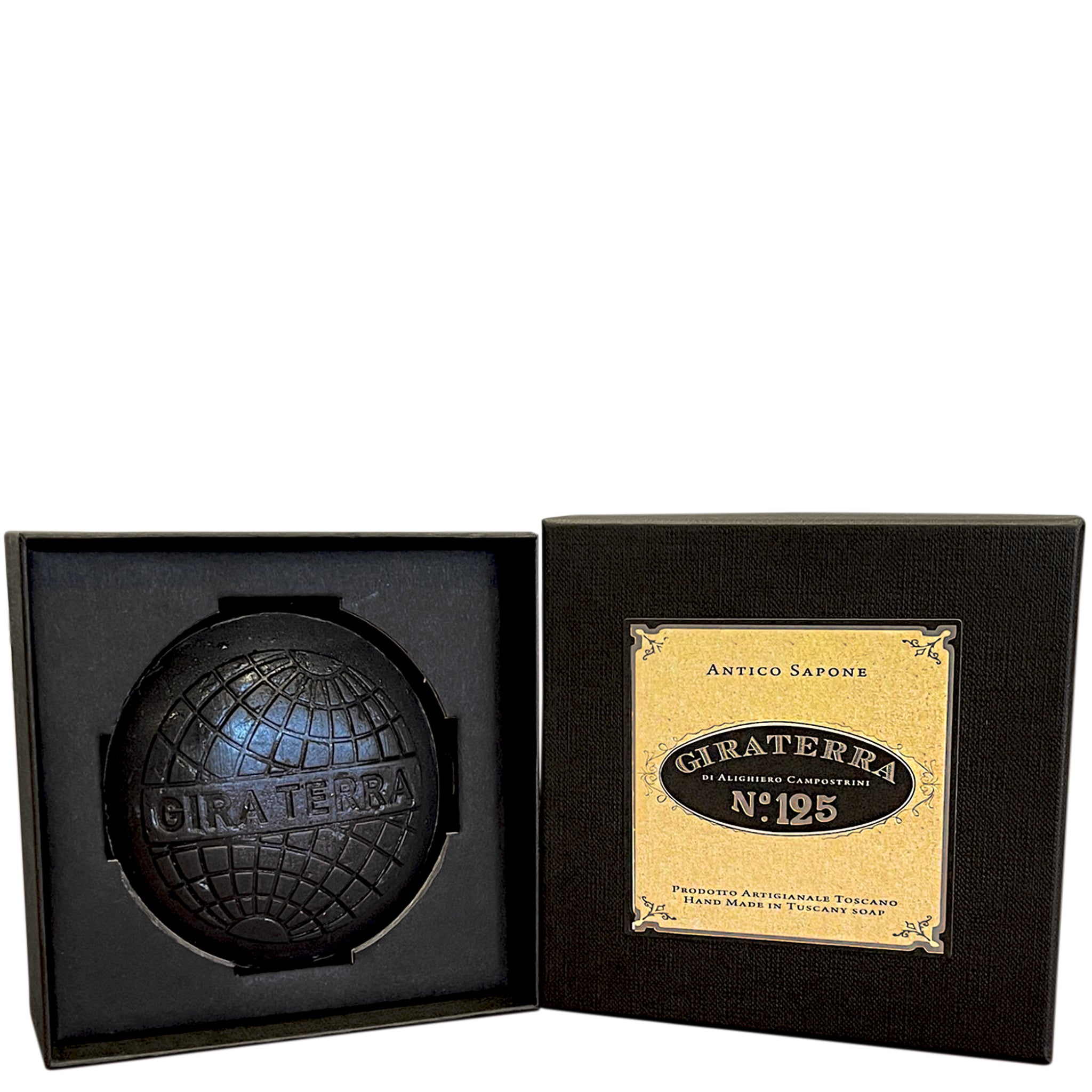 Giraterra Black Luxury Handmade Soap Gift Boxed 220g