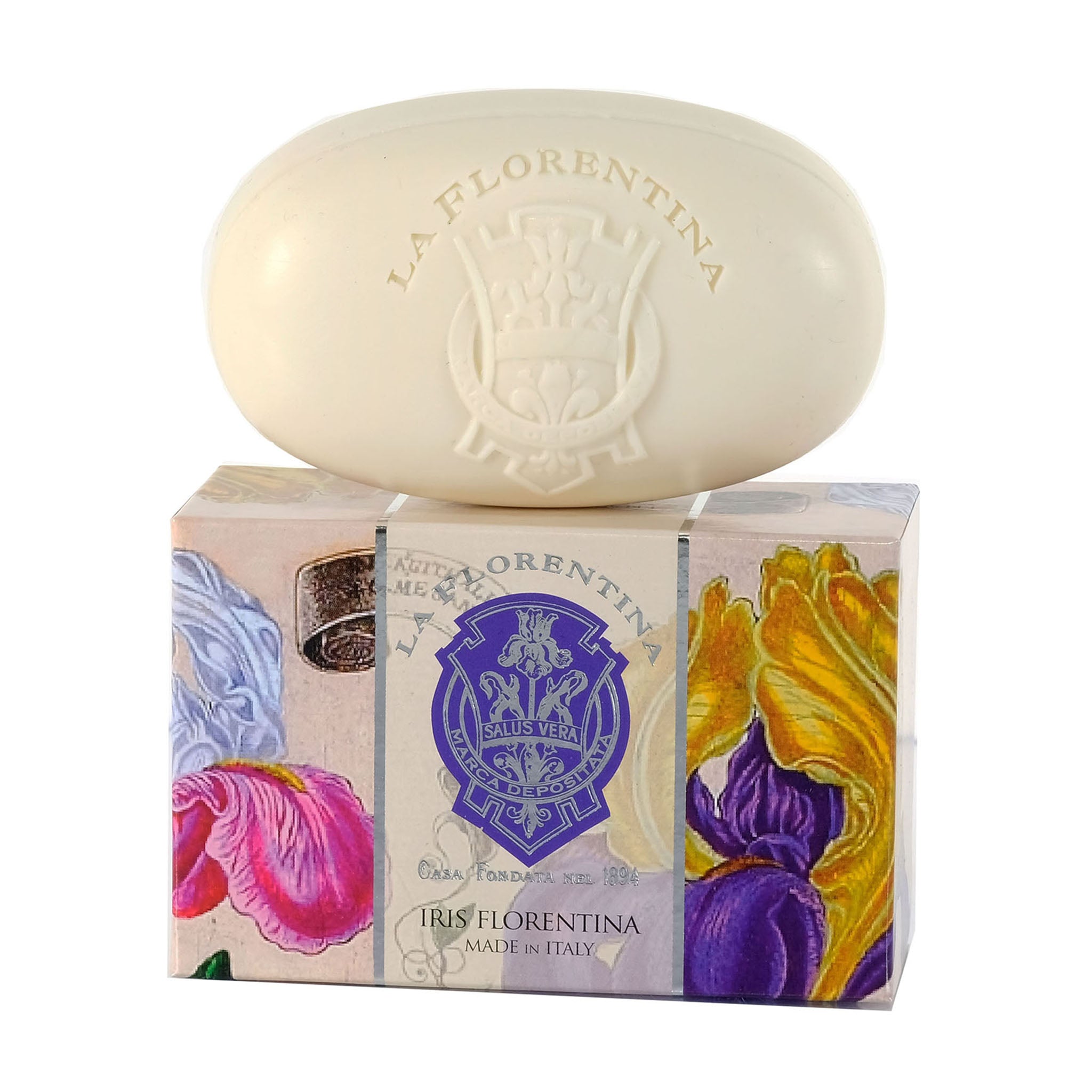La Florentina Iris Italian Soaps Gift Boxed Hand Made Tuscan Soap 300g