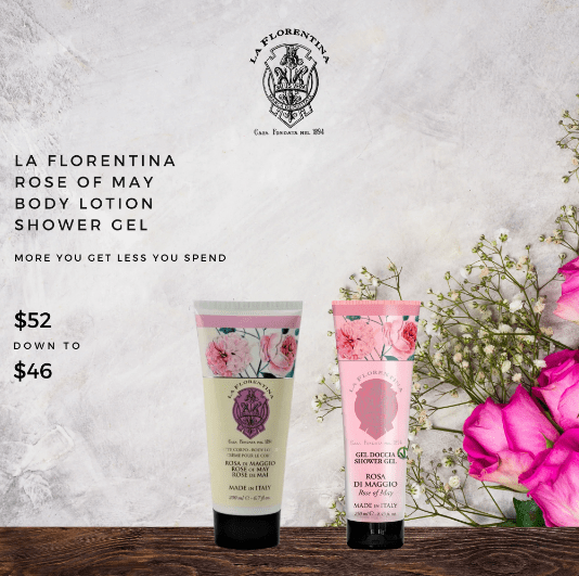La Florentina Body Lotion La Florentina Rose of May Hand Wash and Shower Gel Set Brand