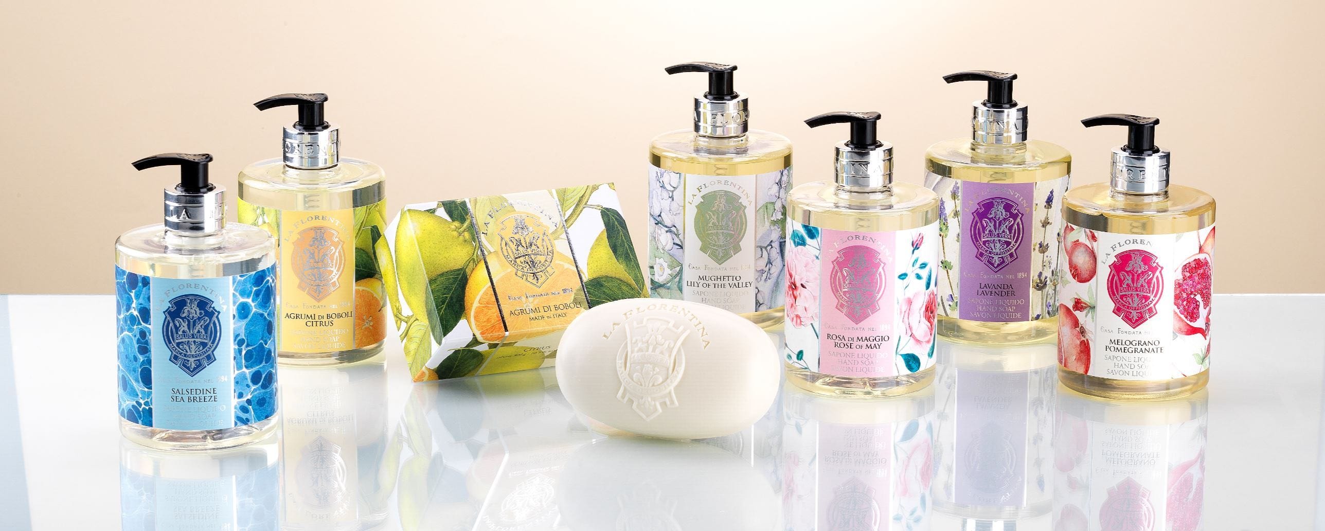 La Florentina Set of 4 Hand Wash La Florentina Set of 4 Mixed Hand Wash 500ml Brand