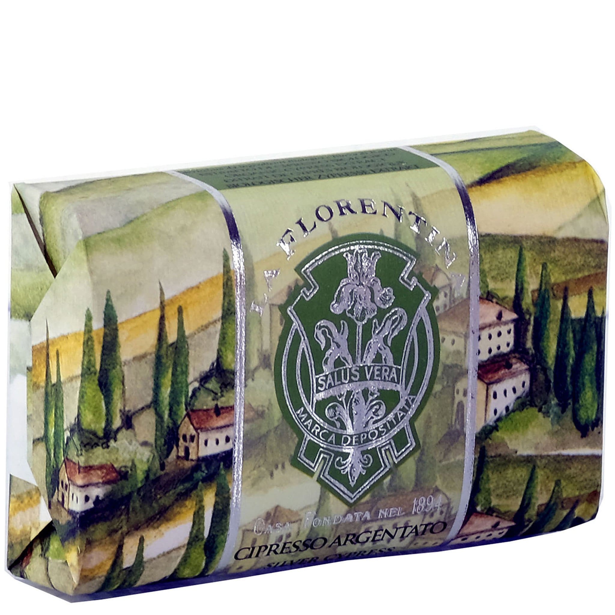 Italian Luxury Group 200g Bar Soap La Florentina Silver Cypress Bar Soap 200g Brand