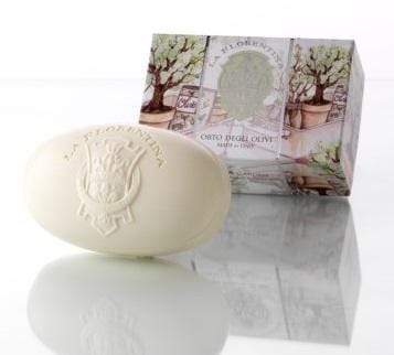 Italian Luxury Group 300g Bar Soap Gift Boxed La Florentina Garden Olive Bar Soap 300 g Brand